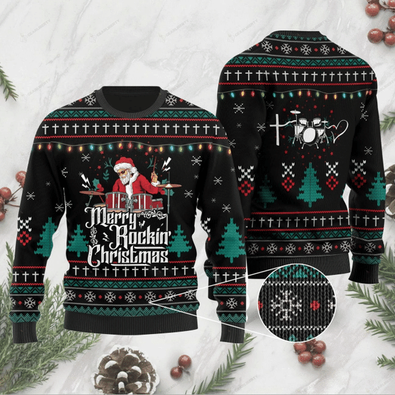 Drummer Ugly Christmas Sweater | For Men & Women | Adult | US1086- Best Christmas Gifts 2023