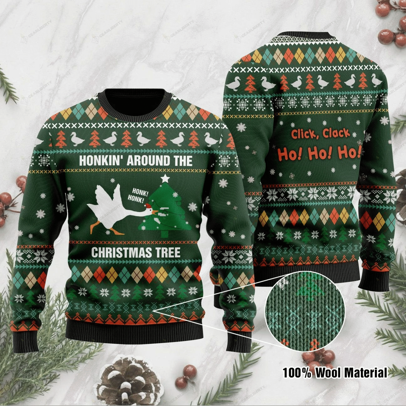 Duck Honkin Ugly Christmas Sweater | For Men & Women | Adult | US1239- Best Christmas Gifts 2023