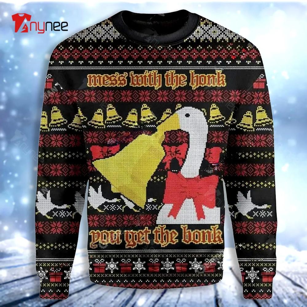 Duck Womens Ugly Christmas Sweater- Best Christmas Gifts 2023