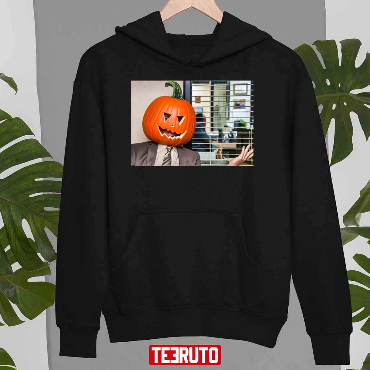 Dwight Pumpkin Head Halloween Unisex T-Shirt