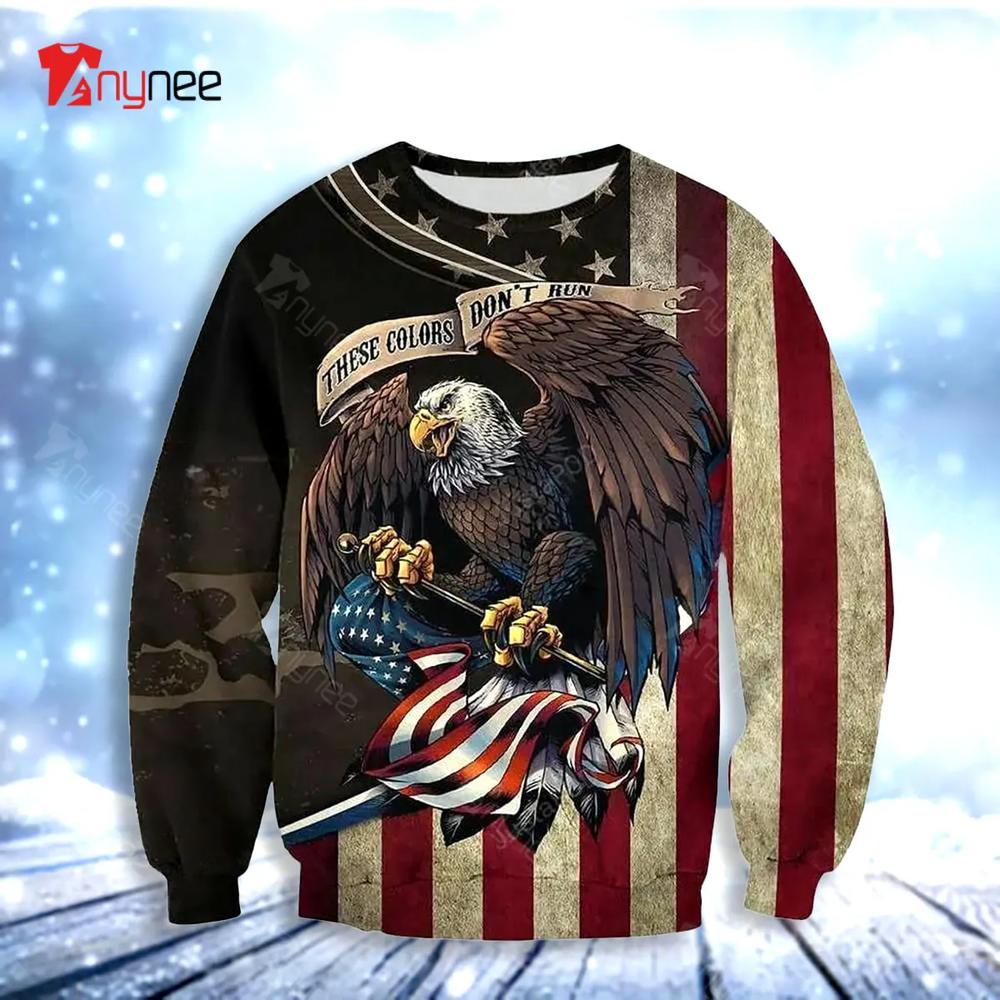 Eagle Veteran Ugly Christmas Sweater- Best Christmas Gifts 2023