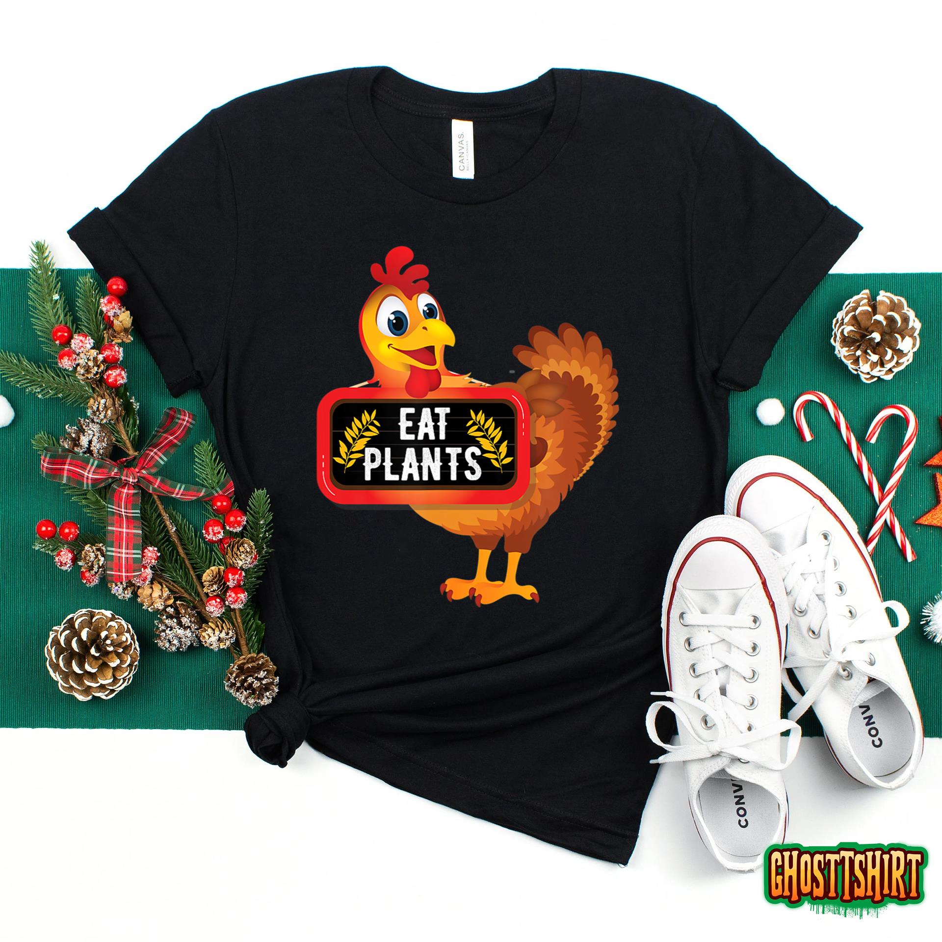 Eat Plants Vegan Vegetarian Turkey Thanksgiving Sweatshirt