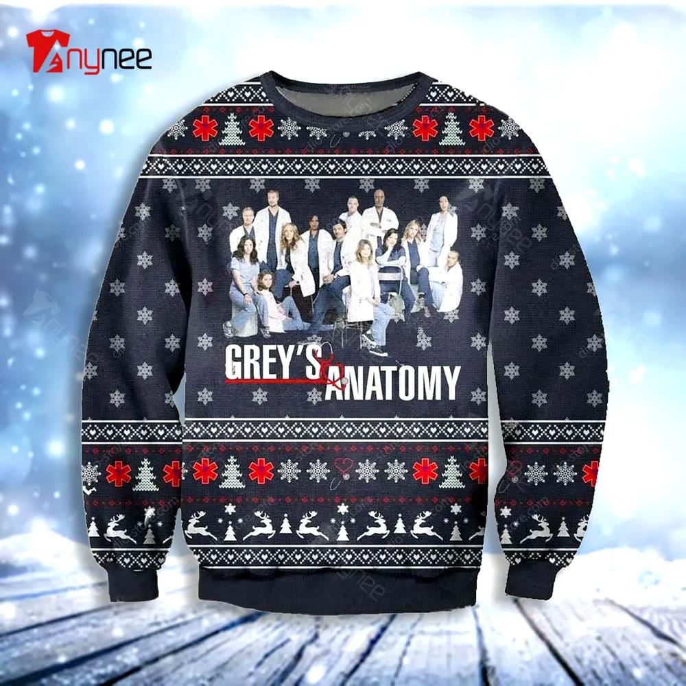 Ed Grey Is Anatomy Ugly Christmas Sweater- Best Christmas Gifts 2023