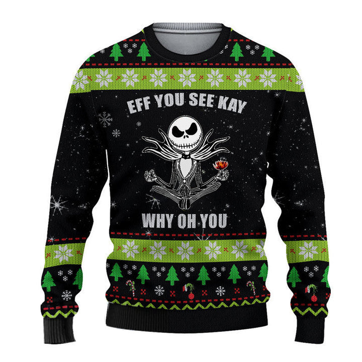 EFF You See Kay Jack Skellington Sweaters – Best Christmas Gifts 2023