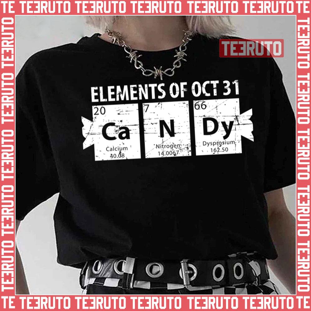 Elements Of 31 October Periodic Table Halloween Unisex T-Shirt