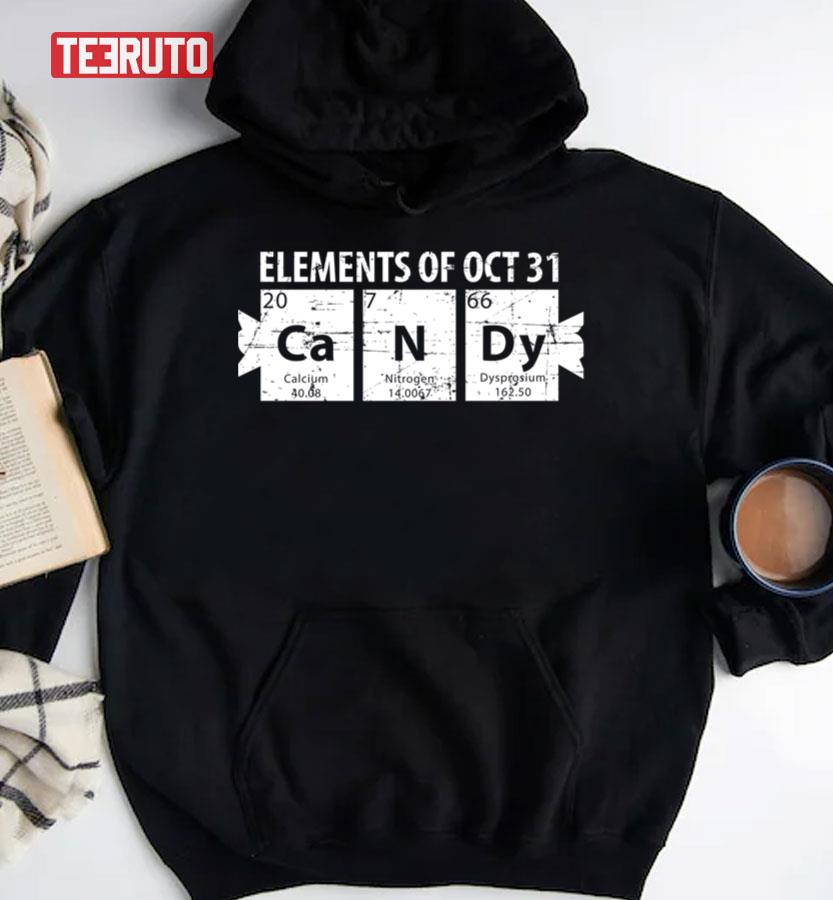 Elements Of 31 October Periodic Table Halloween Unisex T-Shirt