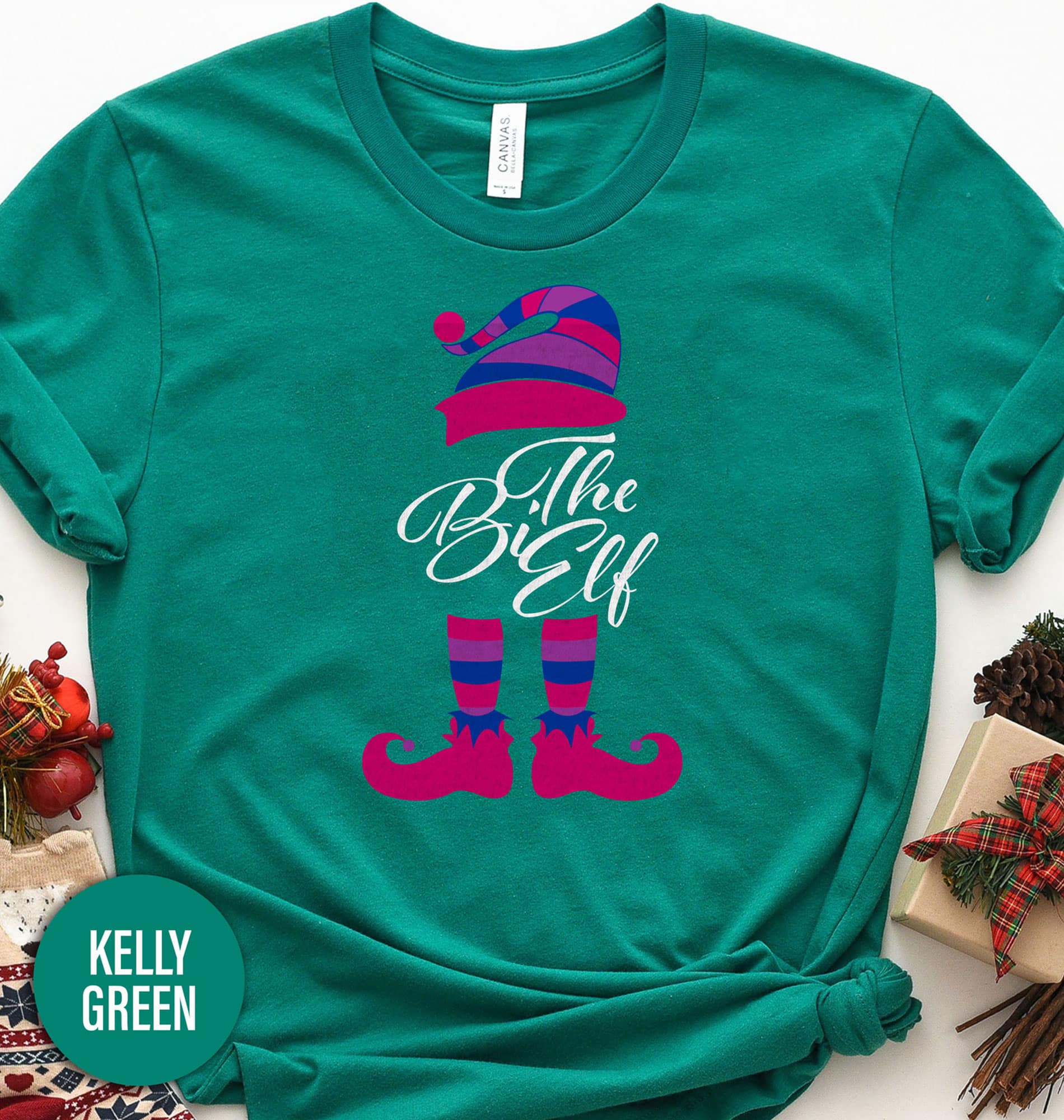 Elf-Inspired Festive Christmas Shirt Elf-Inspired Festive Christmas Shirt