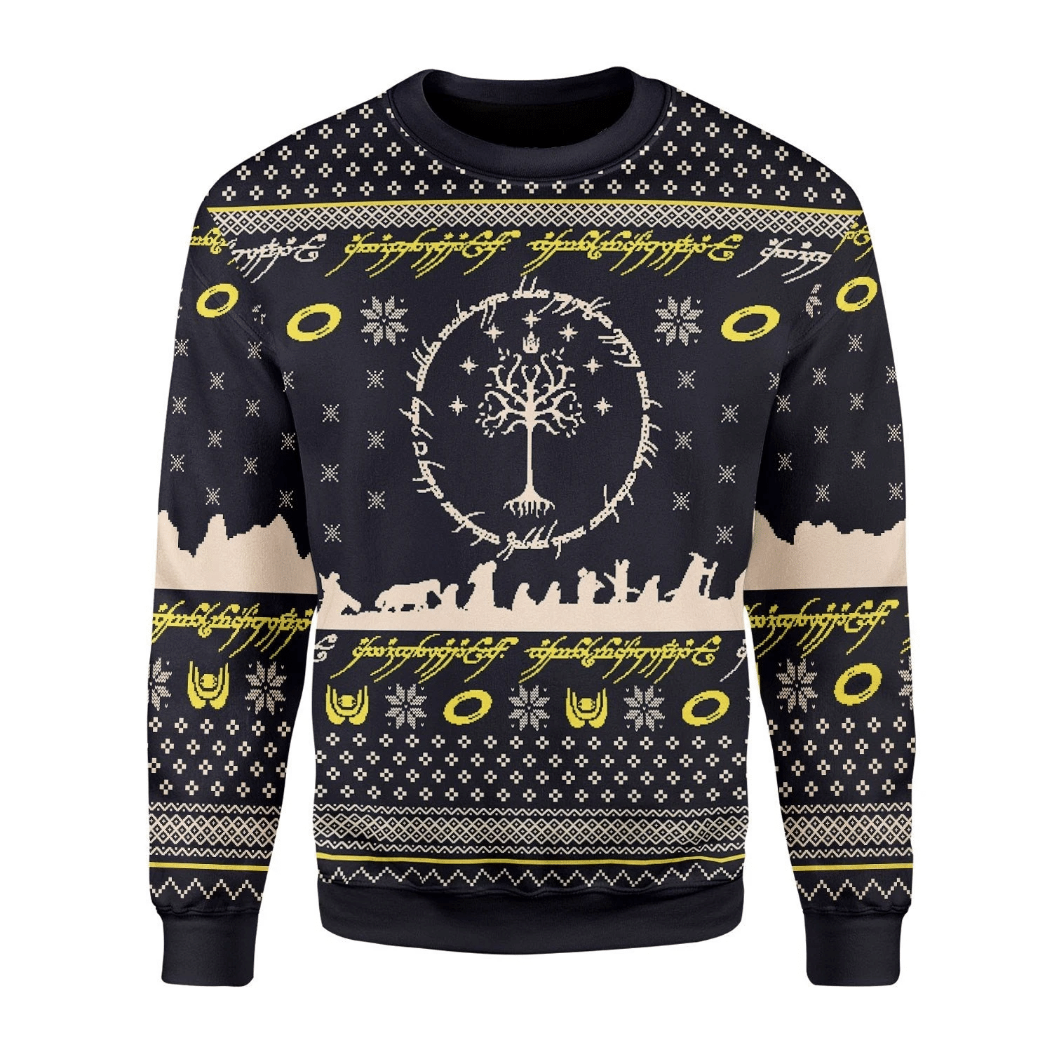 Elvish Circle Ugly Christmas Sweater | For Men & Women | Adult | US3616- Best Christmas Gifts 2023