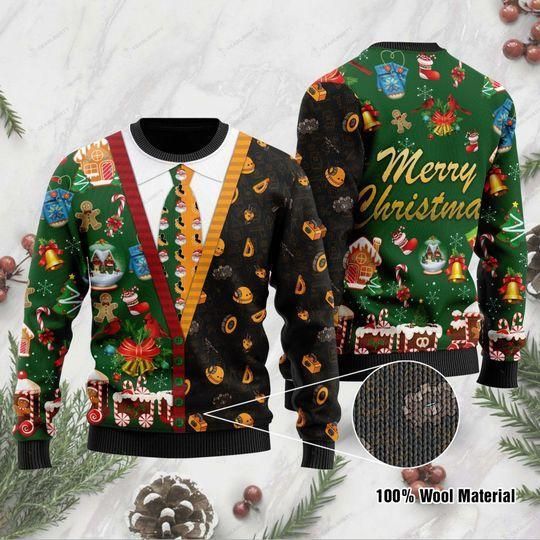 Engineer Merry Christmas Ugly Christmas Sweater | For Men & Women | Adult |  US1007- Best Christmas Gifts 2023