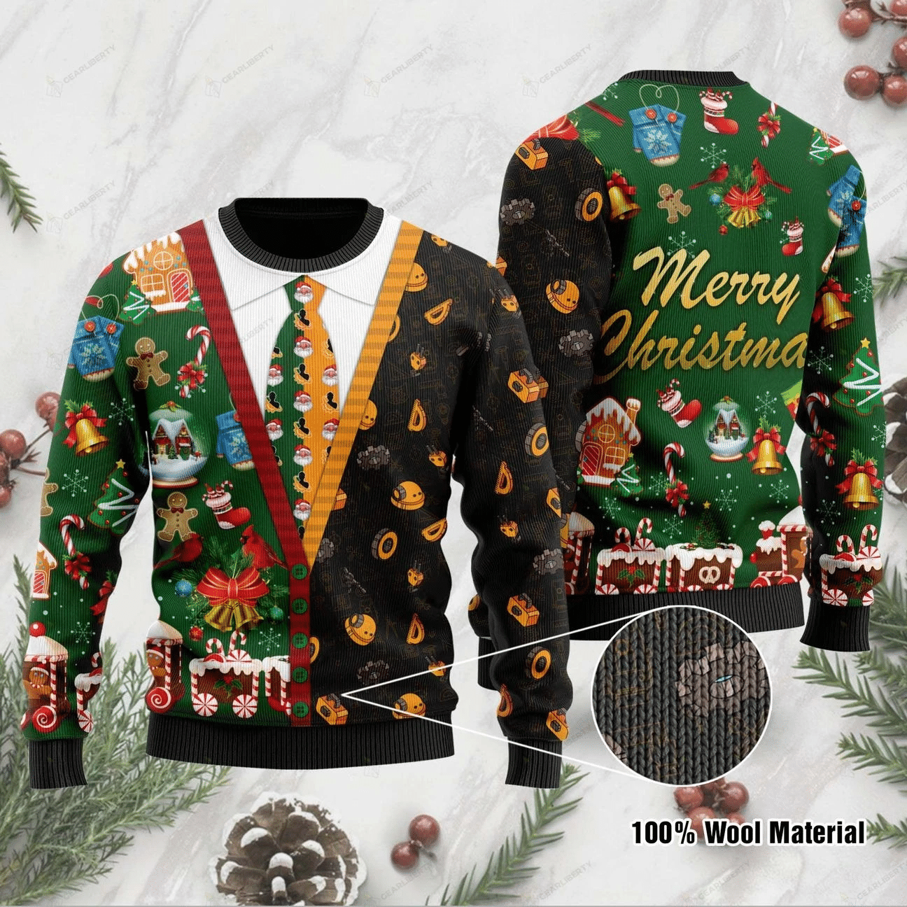 Engineer Merry Christmas Ugly Christmas Sweater | For Men & Women | Adult | US1057- Best Christmas Gifts 2023