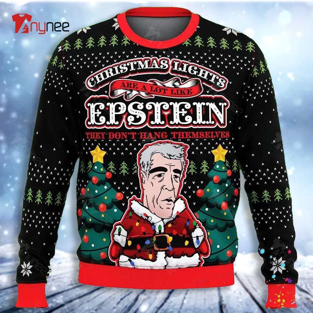 Epstein Christmas Ugly Christmas Sweater- Best Christmas Gifts 2023