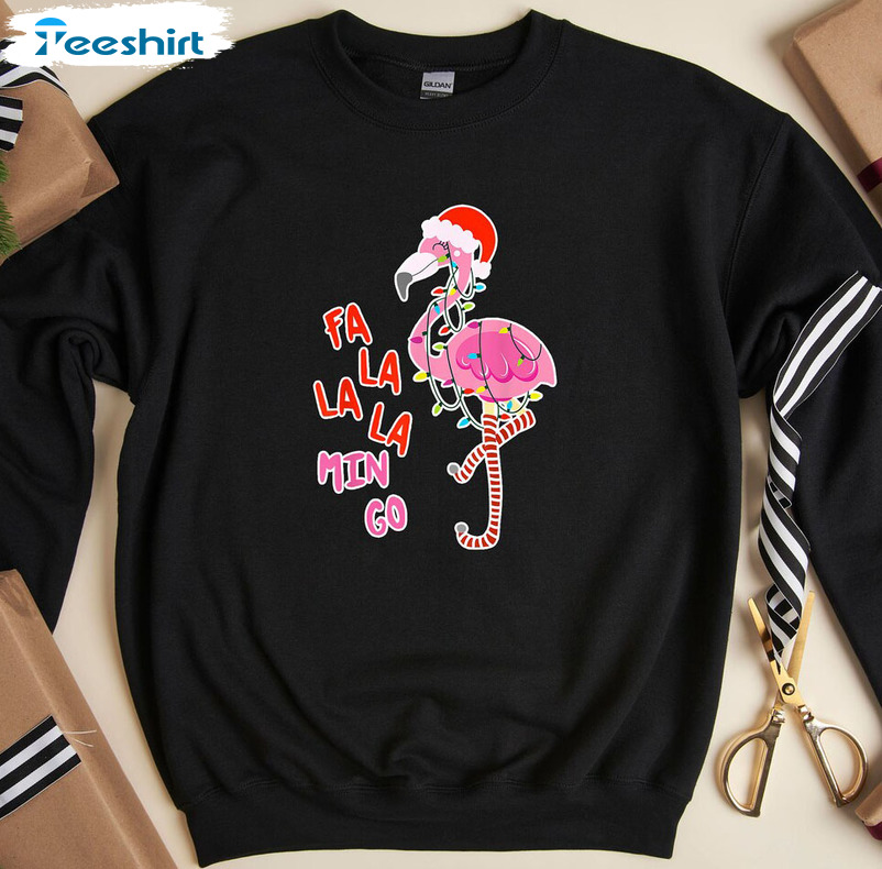 Fa La La La Mingo Christmas Sweatshirt Hoodie Long Sleeve T-Shirt