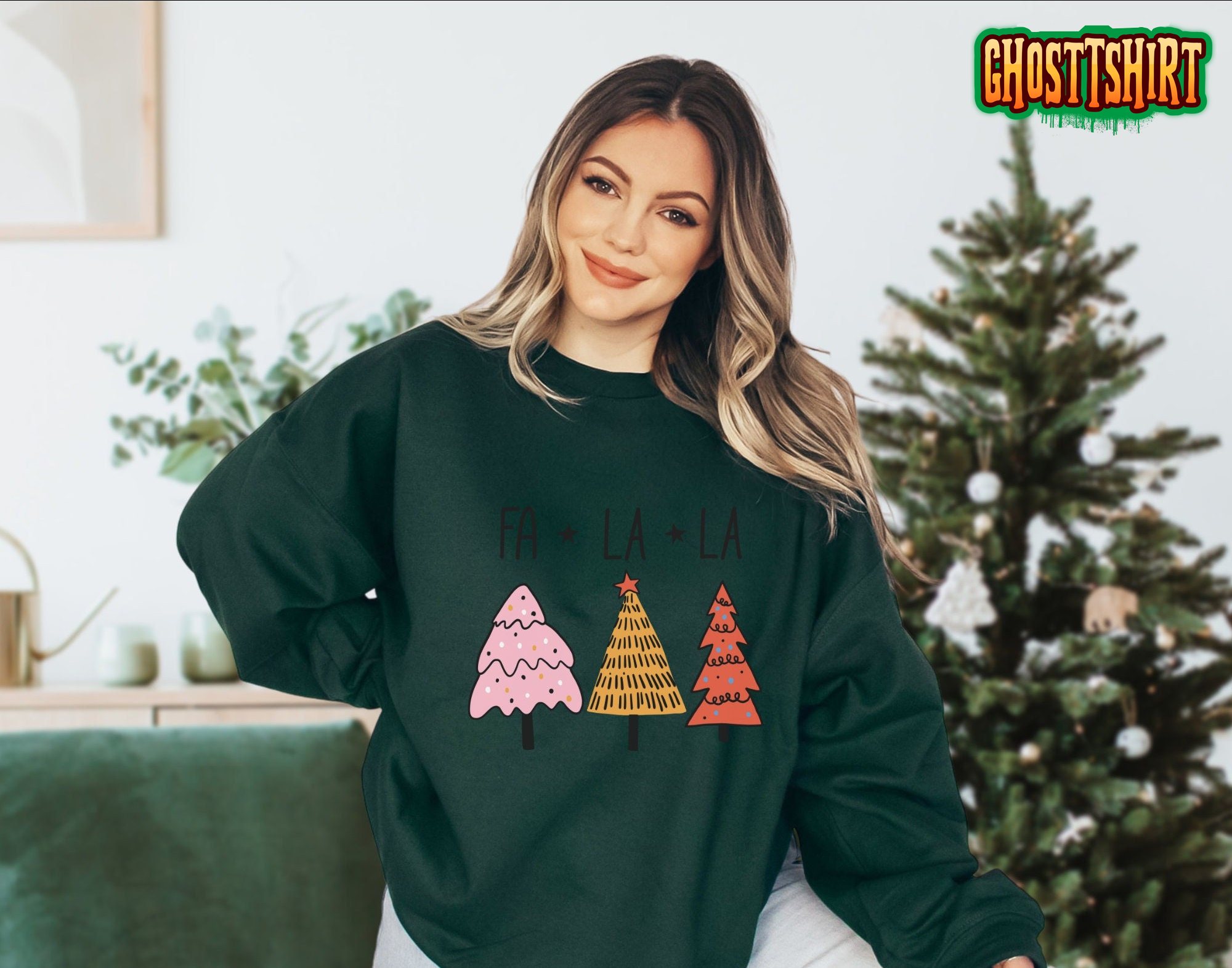 Fa La La Trees Christmas Sweatshirt