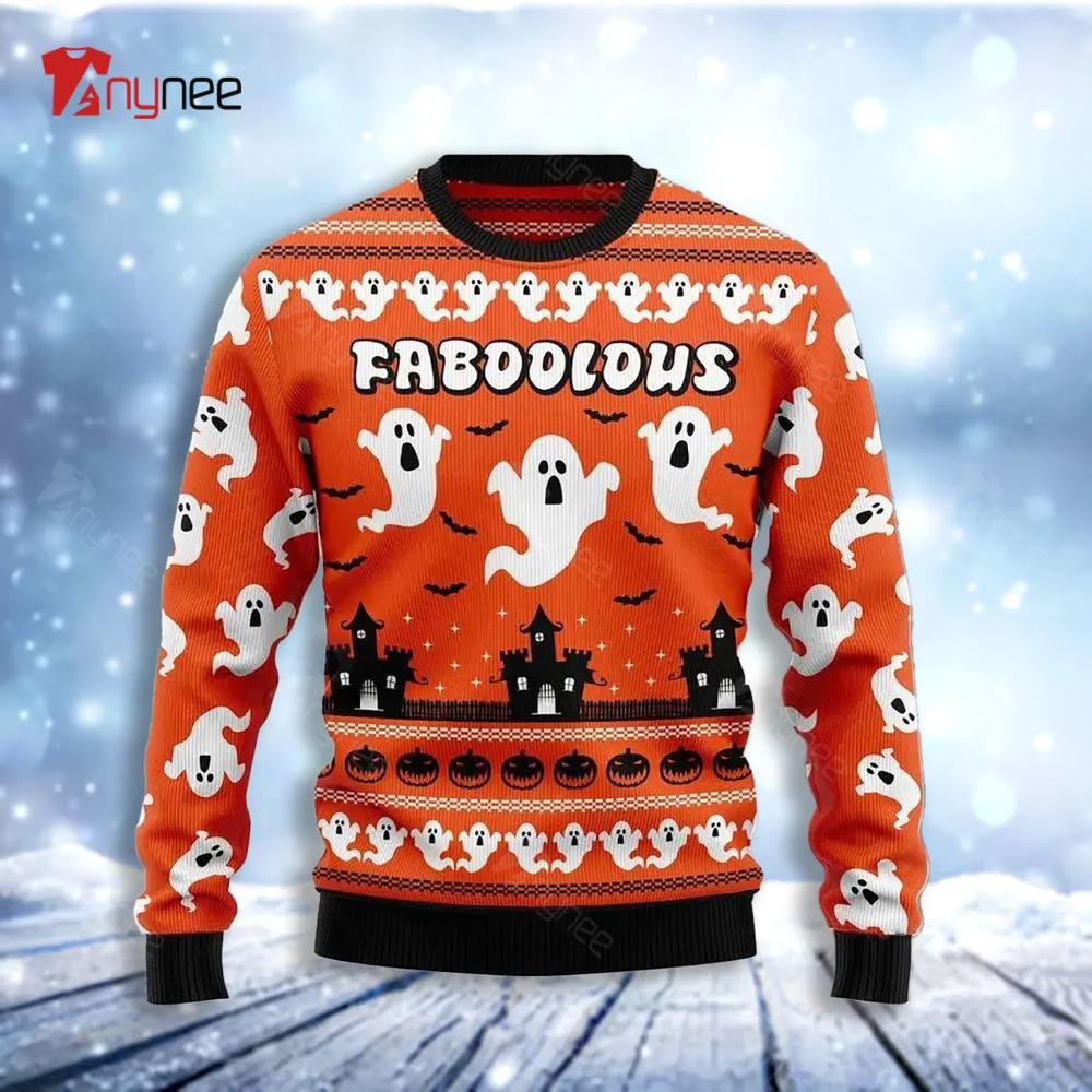 Faboolous Halloween Womens Ugly Christmas Sweater- Best Christmas Gifts 2023