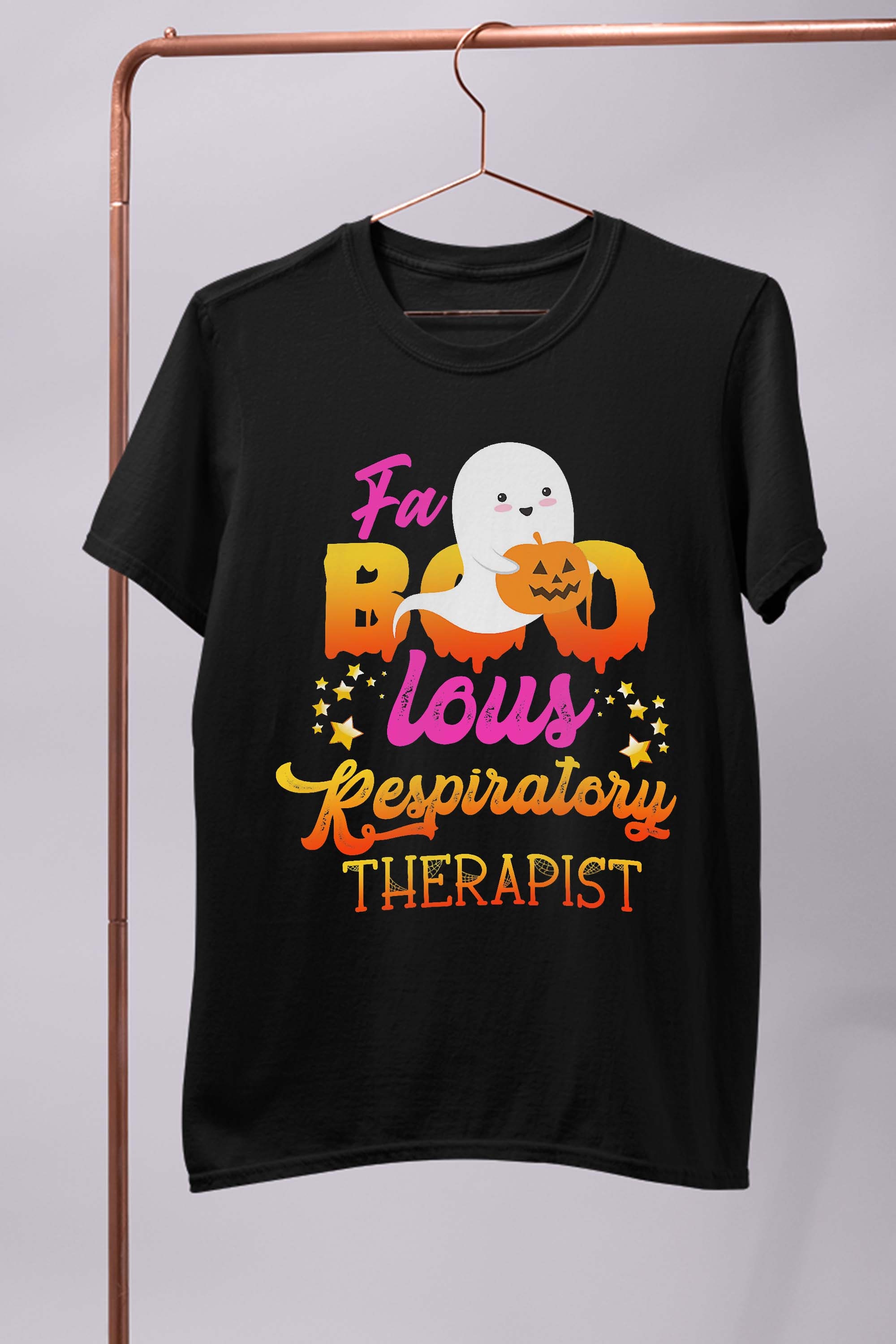 Faboolous Respiratory Therapist Boo Halloween Trick Or Treat Gift T-Shirt