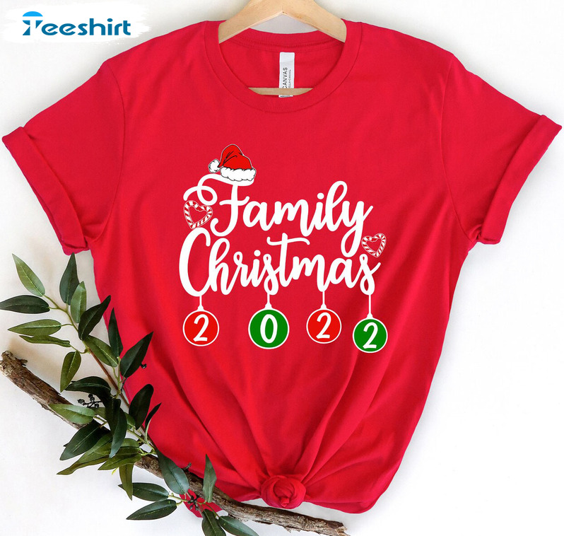 Family Christmas 2022 Shirt – Christmas Crew Long Sleeve Crewneck