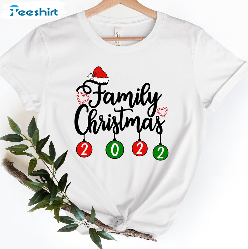 Family Christmas 2022 Shirt – Christmas Crew Long Sleeve Crewneck