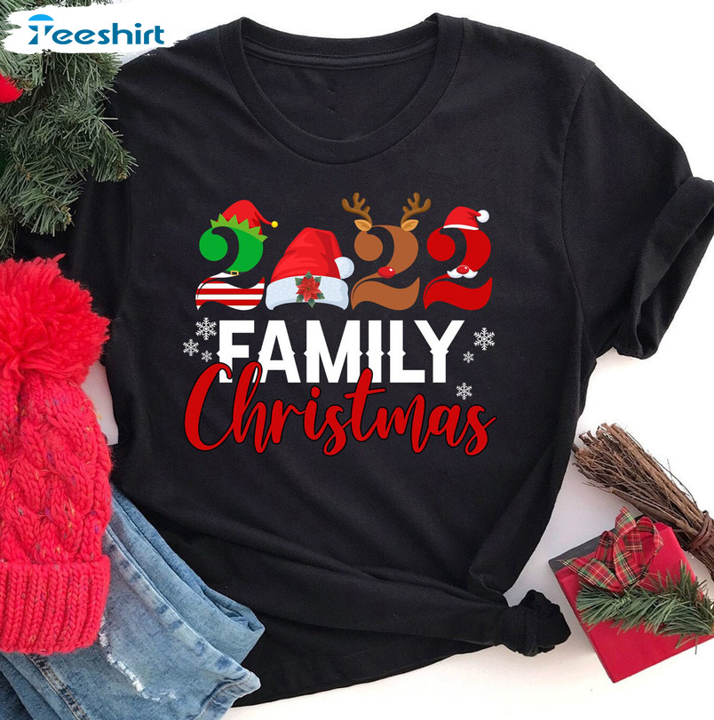 Family Christmas 2022 Shirt, Funny Xmas Crewneck Unisex Hoodie