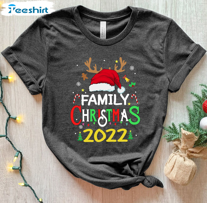 Family Christmas 2022 Shirt – Matching Christmas Sweatshirt Long Sleeve