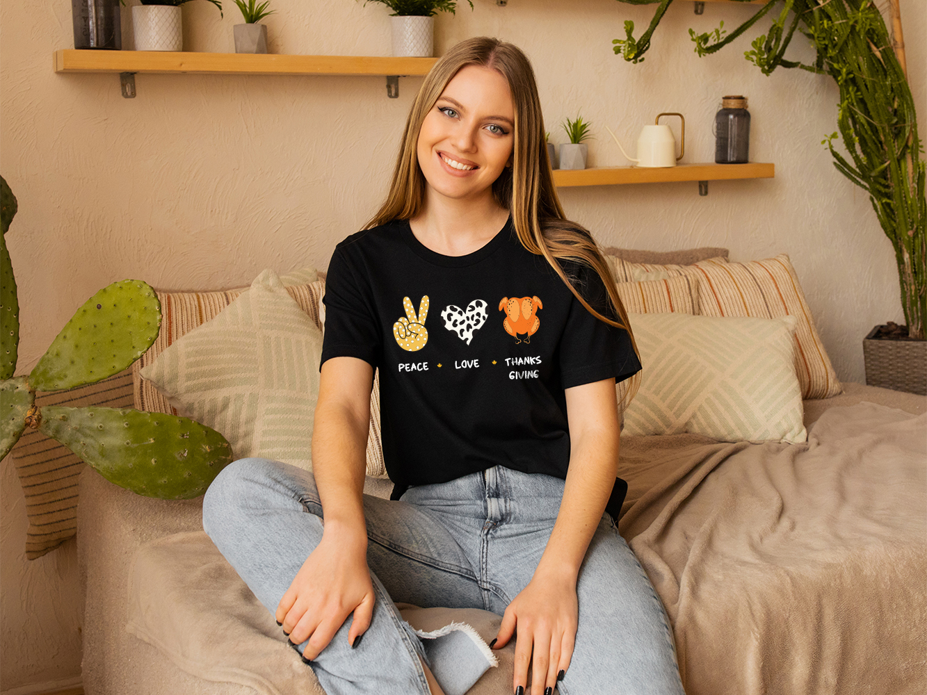 Family Thanksgiving T-shirts With Pre-designed For Fun Favor