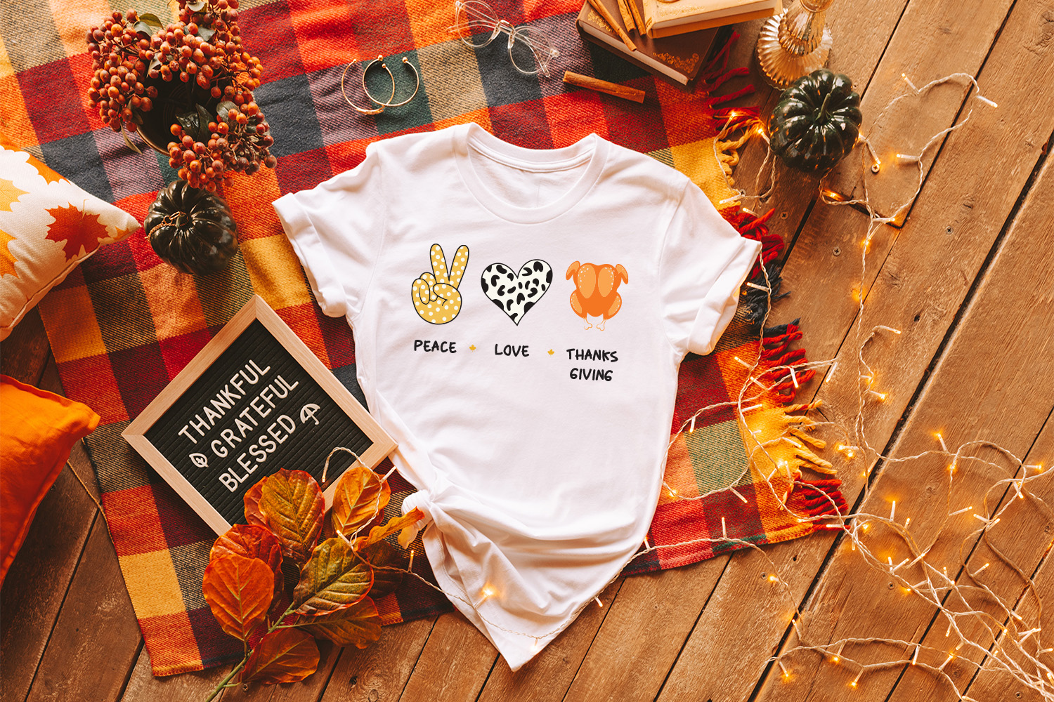 Family Thanksgiving T-shirts With Pre-designed For Fun Favor