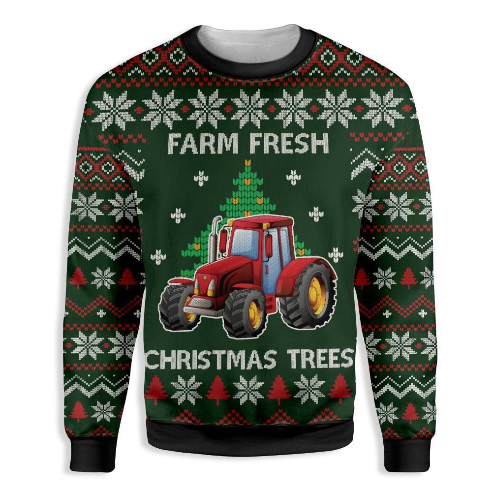 Farm Fresh  Ugly Christmas Sweater | For Men & Women | Adult | US3170- Best Christmas Gifts 2023