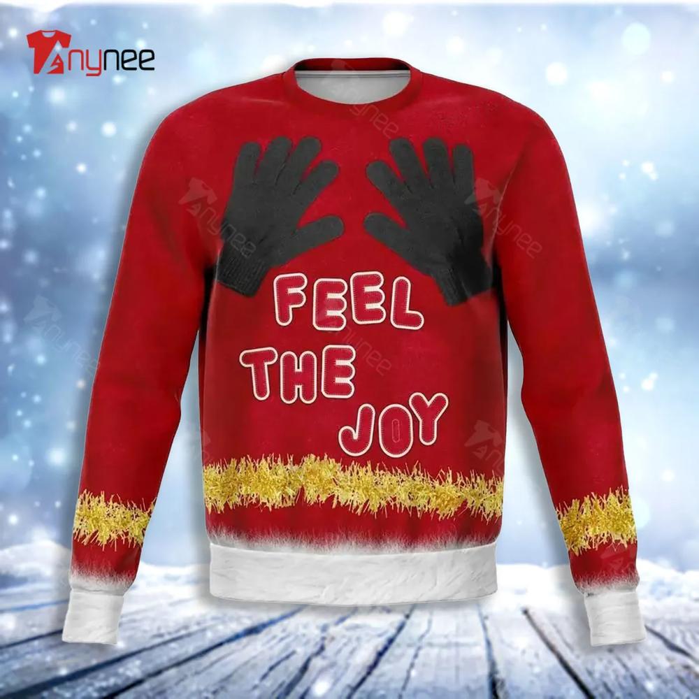 Feel The Joy Ugly Christmas Sweater- Best Christmas Gifts 2023