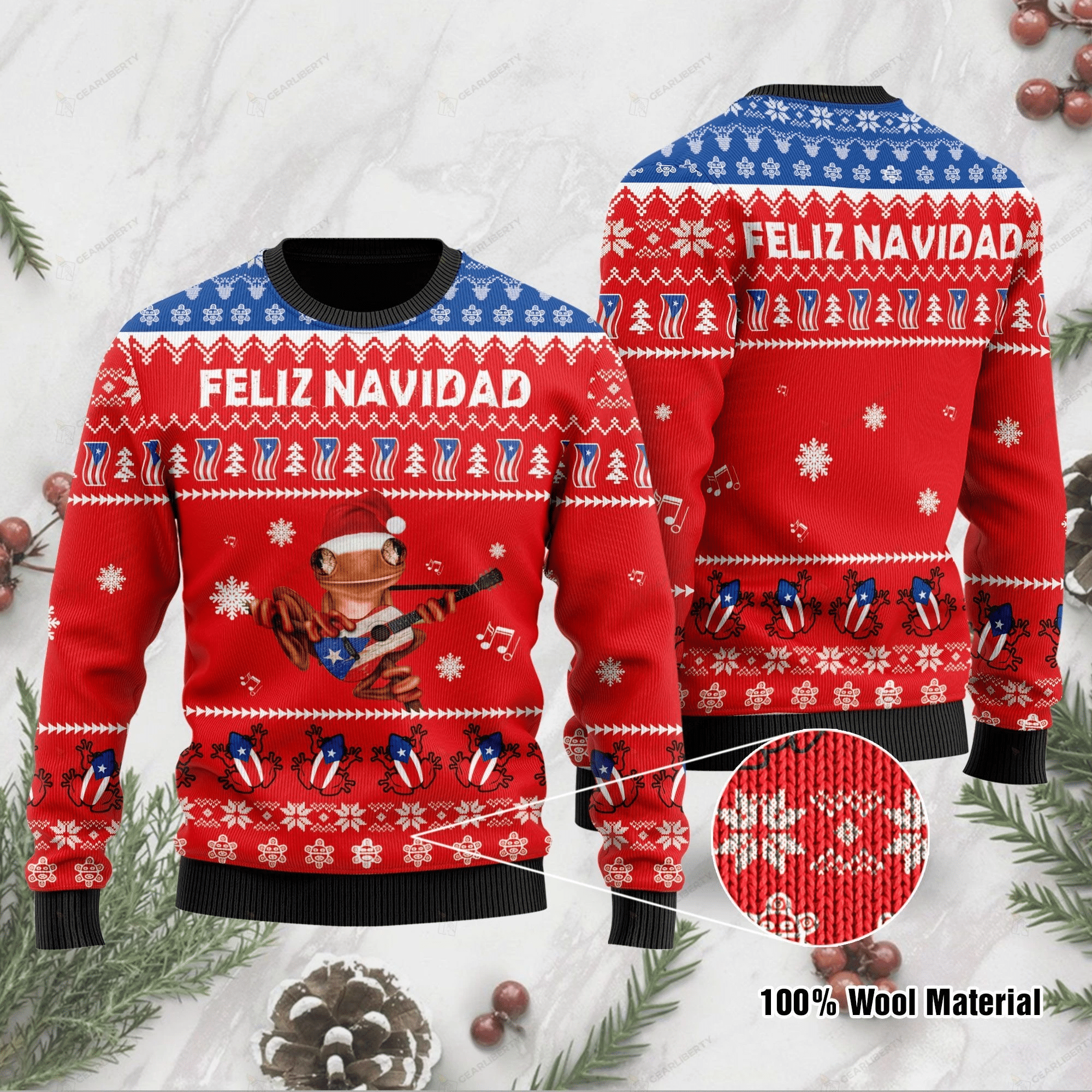 Feliz Navidad Ugly Christmas Sweater | For Men & Women | Adult |  US1018- Best Christmas Gifts 2023