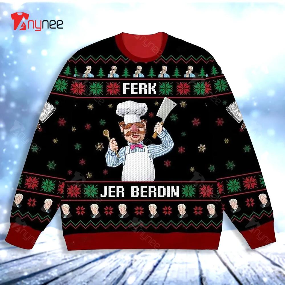 Ferk Jerberdin Chef All Ugly Christmas Sweater- Best Christmas Gifts 2023