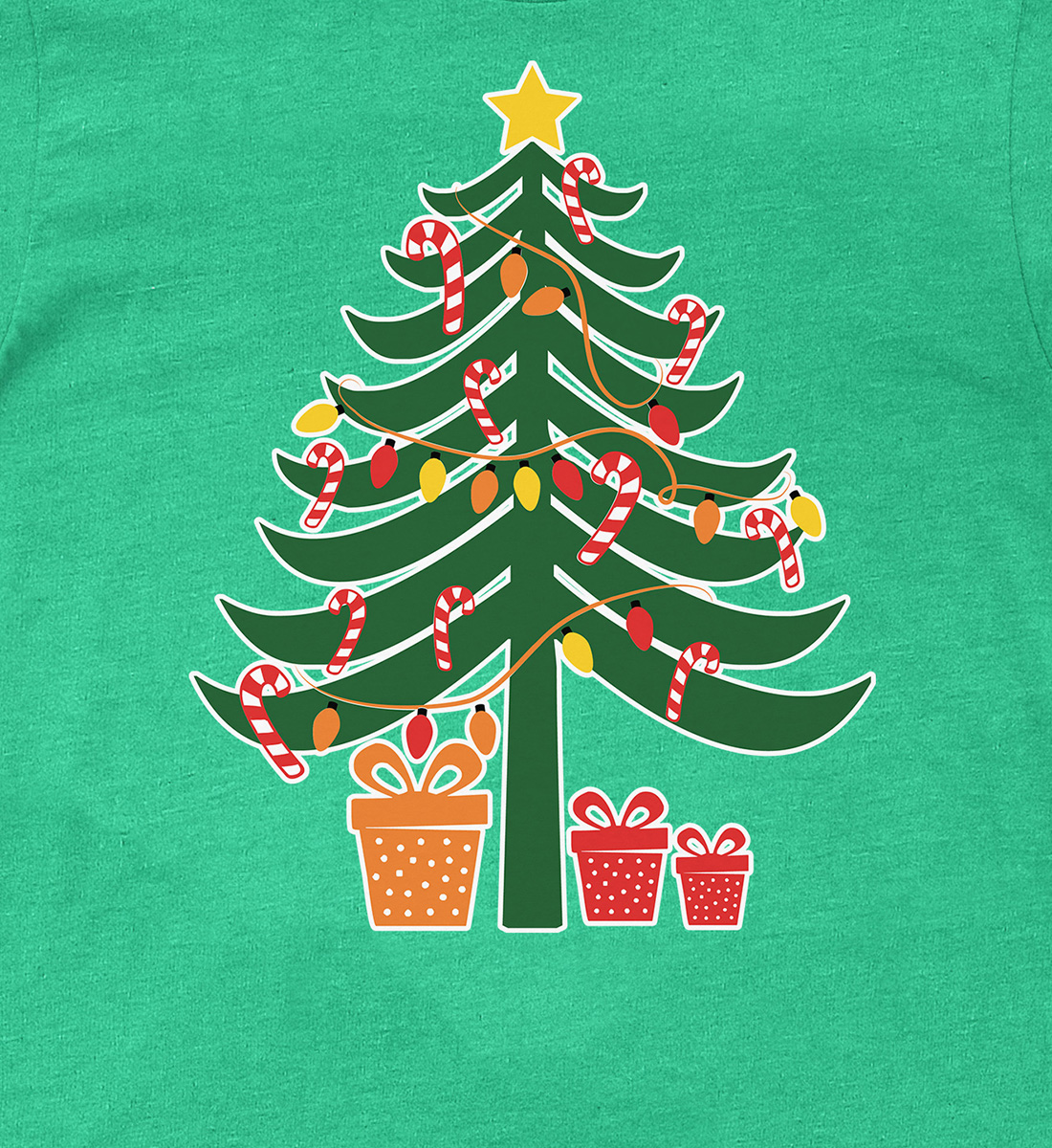 Festive Christmas Tree Shirt