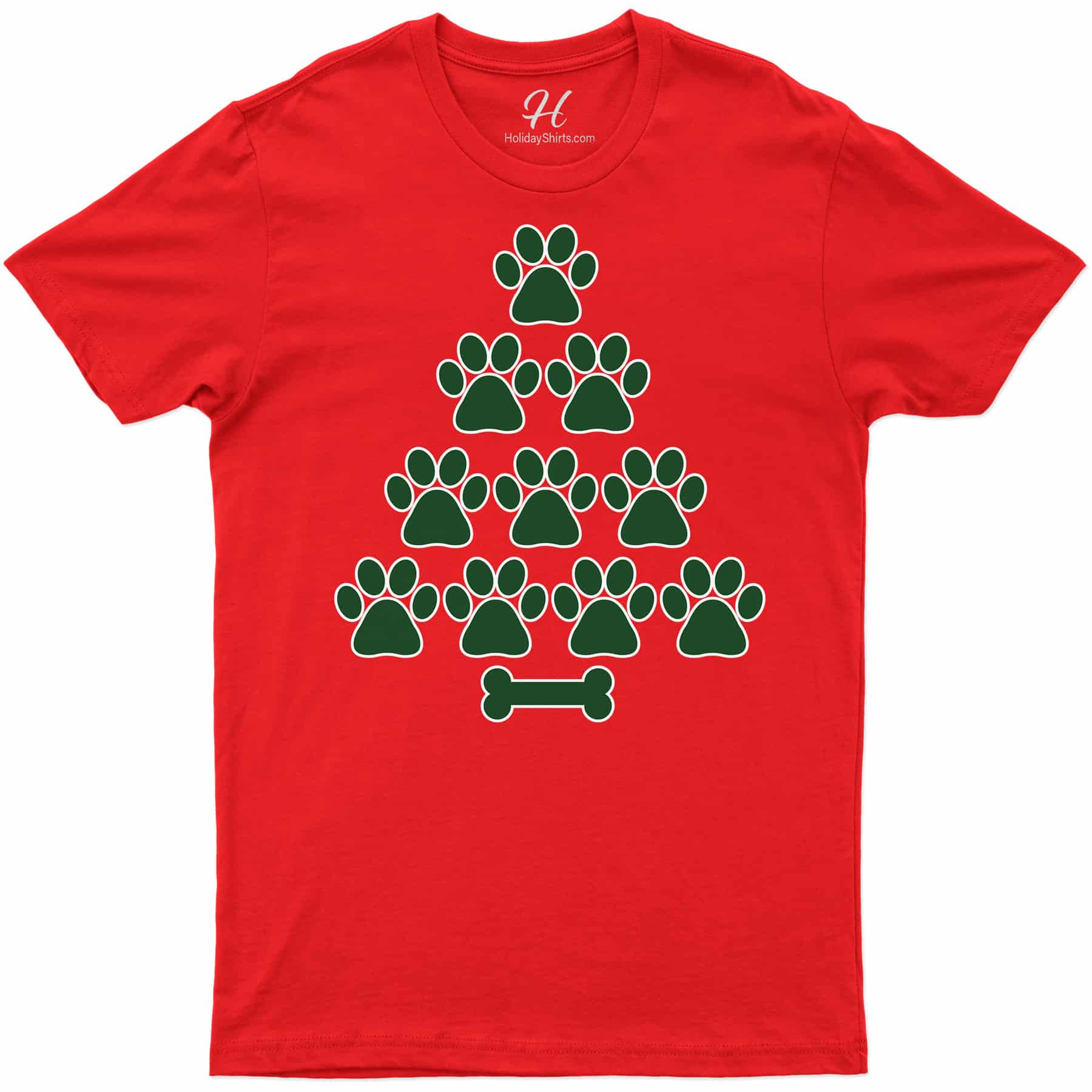 Festive Paws & Paws Christmas Shirt