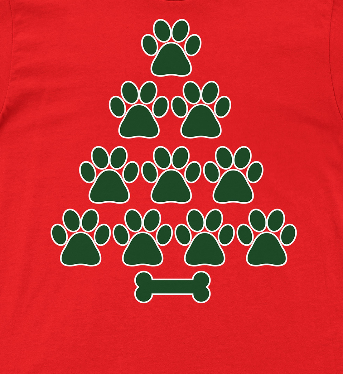 Festive Paws & Paws Christmas Shirt