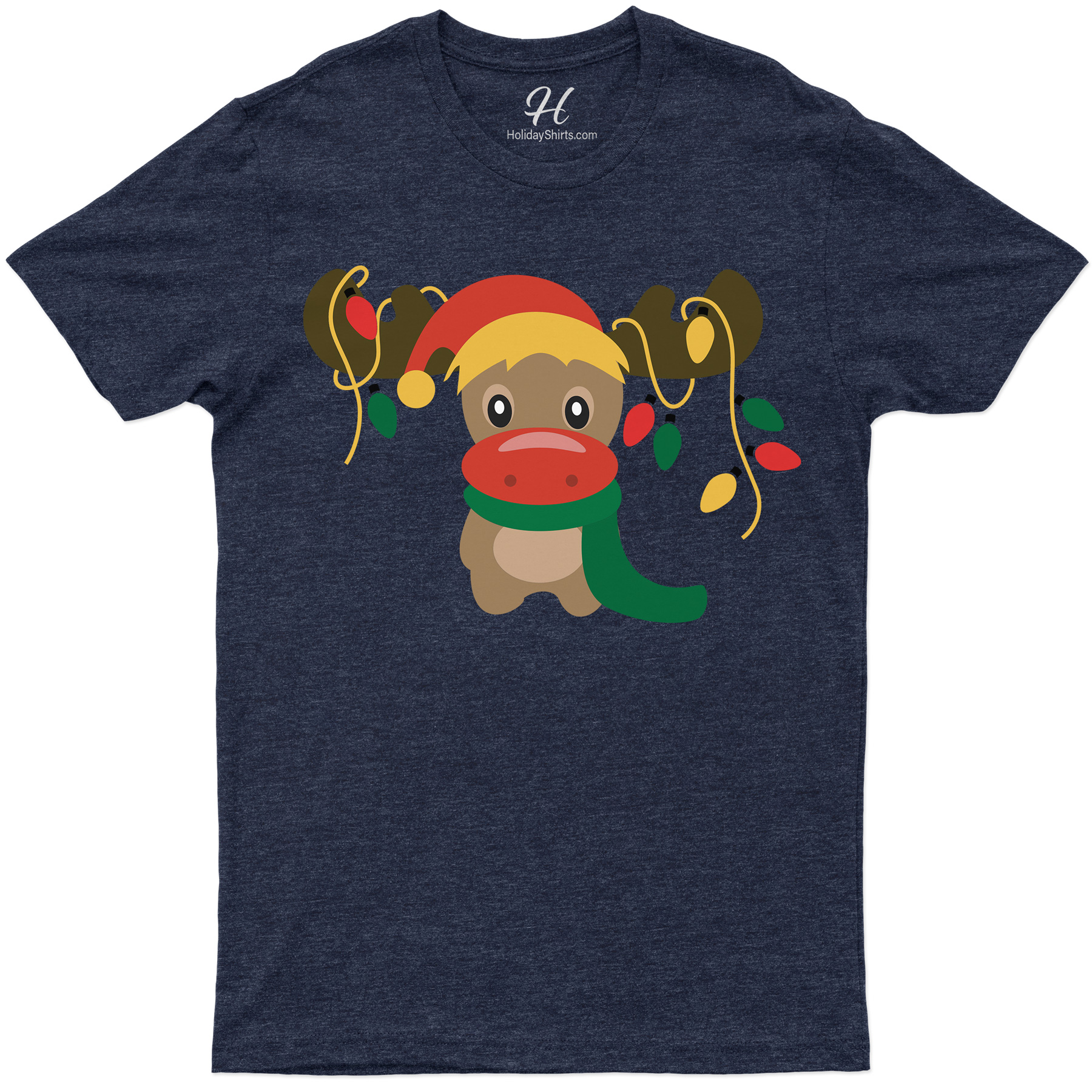 Festive Reindeer Lights Holiday Shirt – Xmas Special