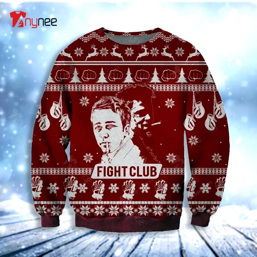 Fight Club Ugly Christmas Sweater- Best Christmas Gifts 2023