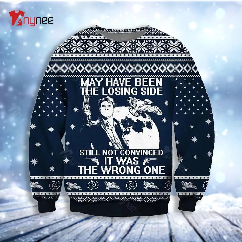 Firefly May Have Been The Losing Side Ugly Christmas Sweater- Best Christmas Gifts 2023