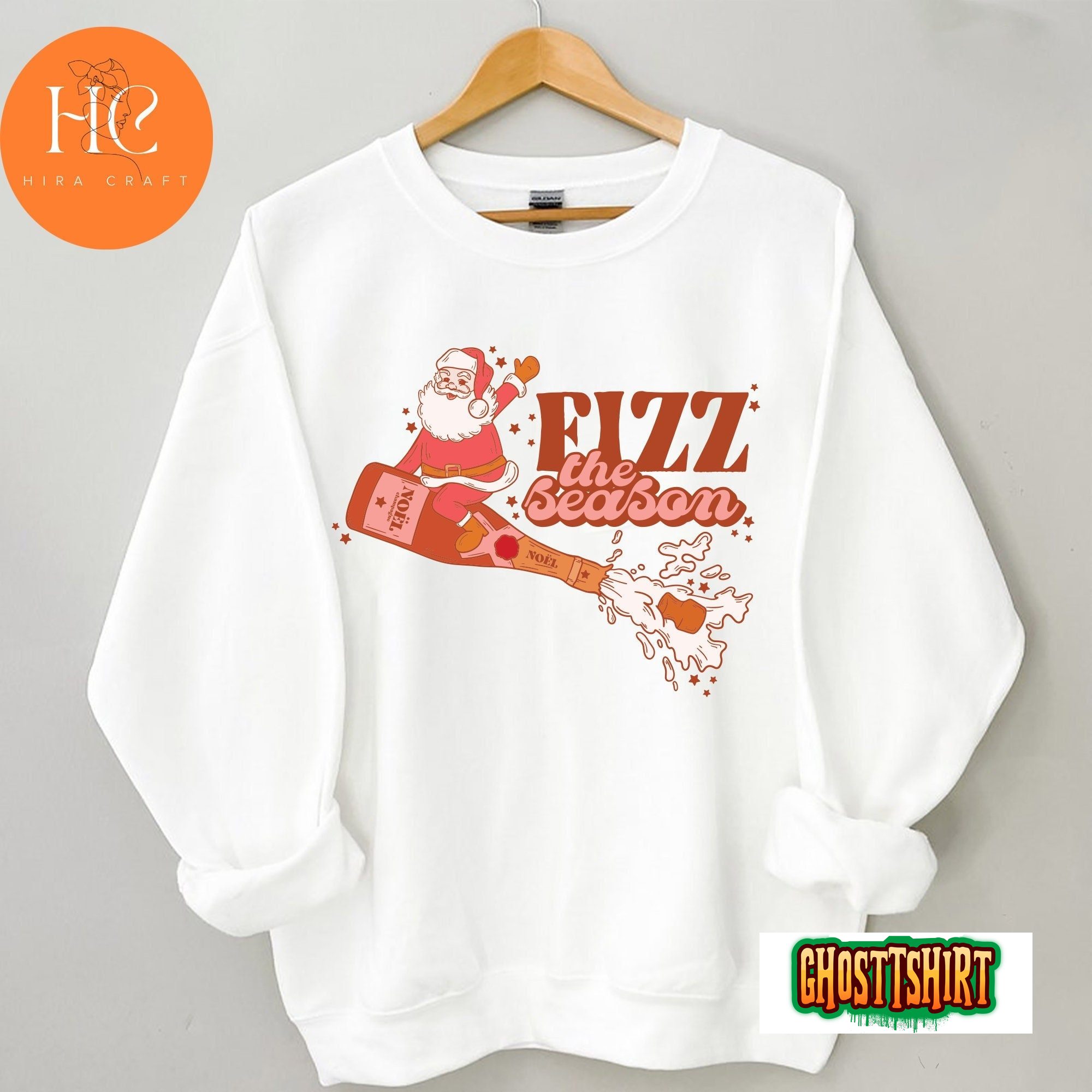 Fizz the Season Christmas Cheers Sweatshirt