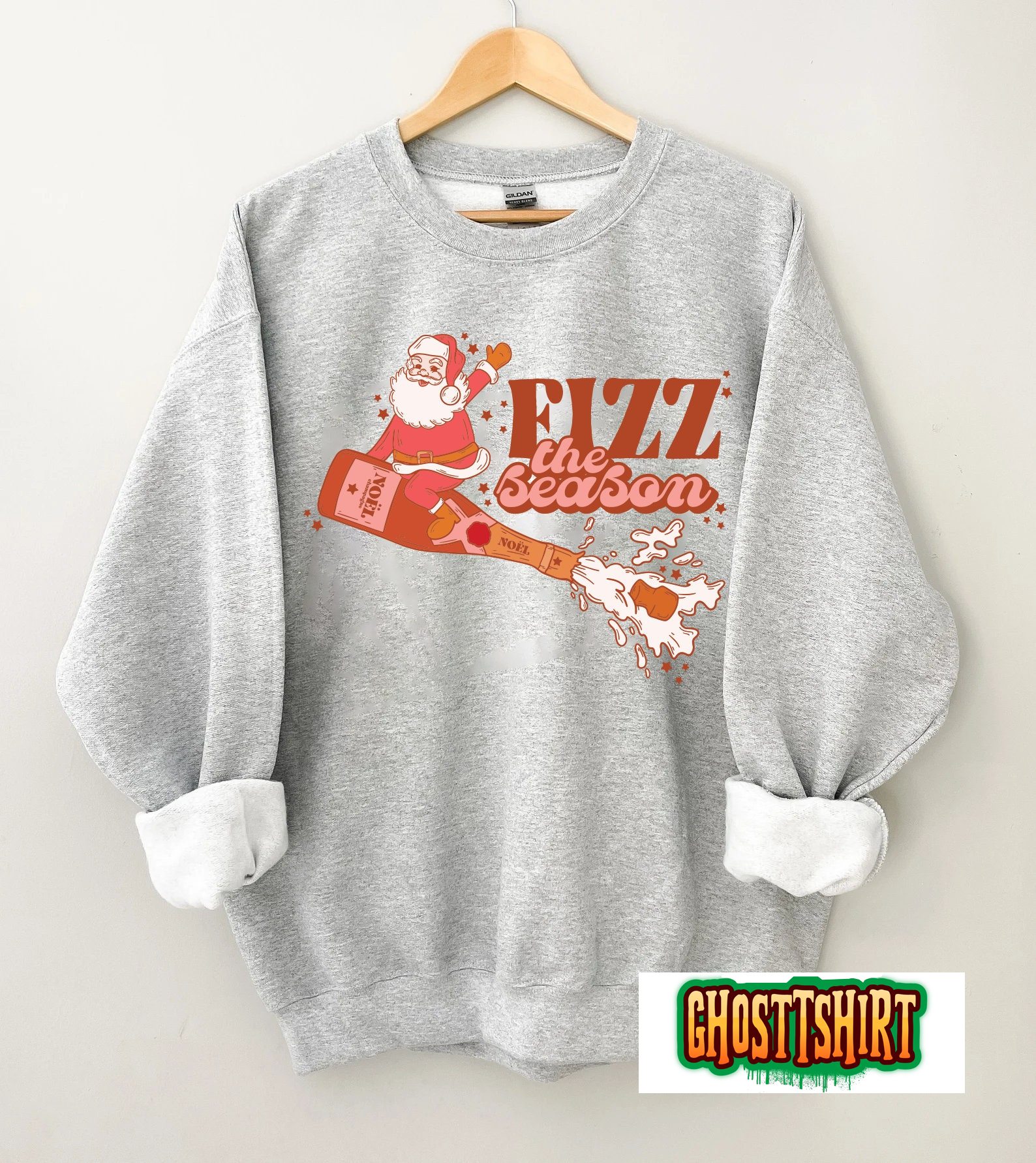 Fizz the Season Christmas Cheers Sweatshirt