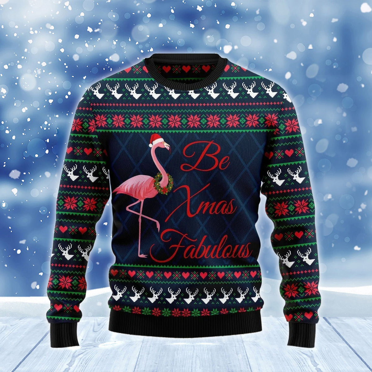 Flamingo Be Xmas Fabulous Ugly Sweater – Best Christmas Gifts 2023