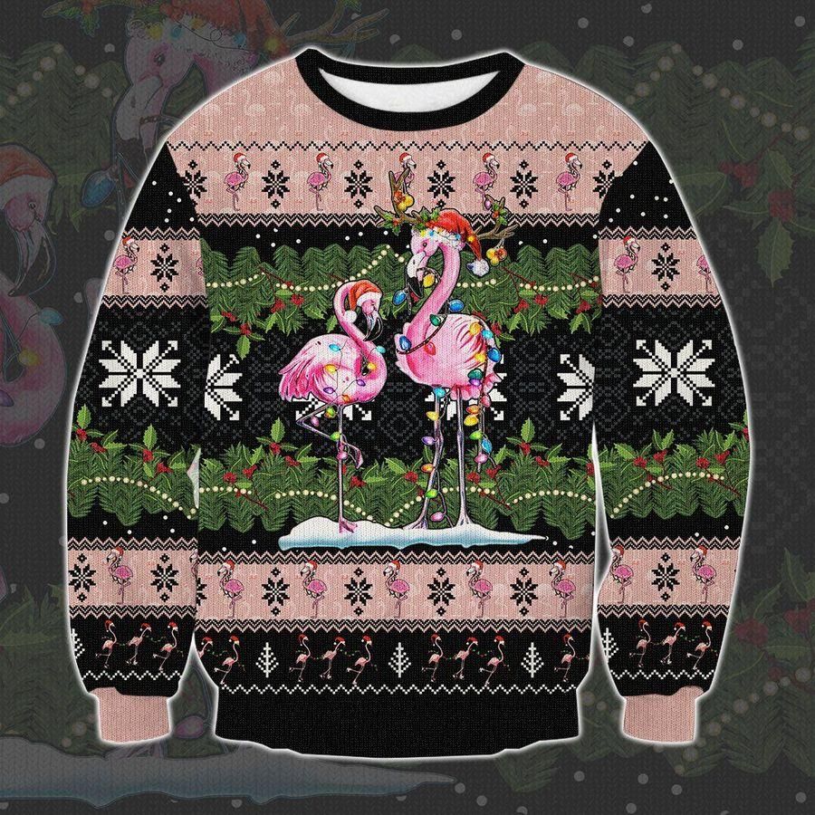 Flamingo Ugly Christmas Sweater | For Men & Women | Adult | US1910- Best Christmas Gifts 2023