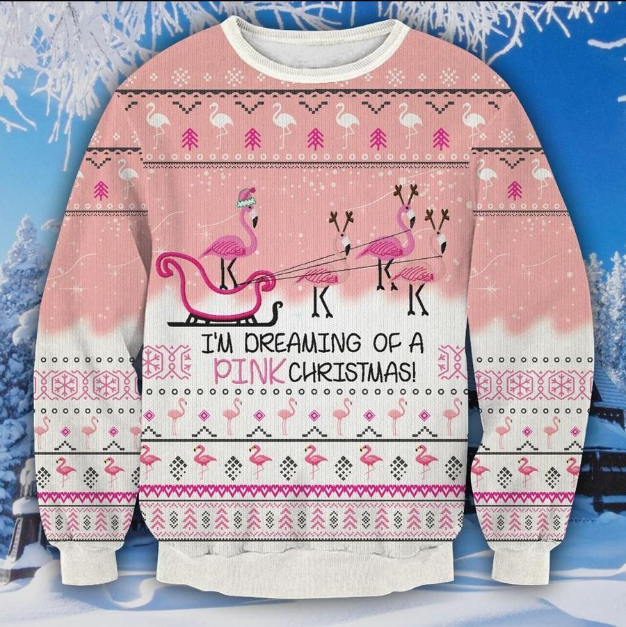 Flamingo Ugly Christmas Sweater | For Men & Women | Adult | US1967- Best Christmas Gifts 2023