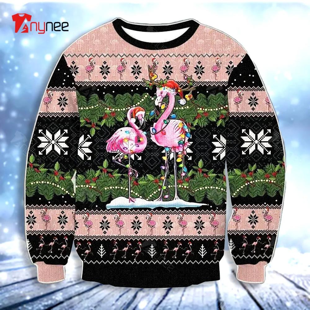 Flamingo Ugly Christmas Sweater- Best Christmas Gifts 2023