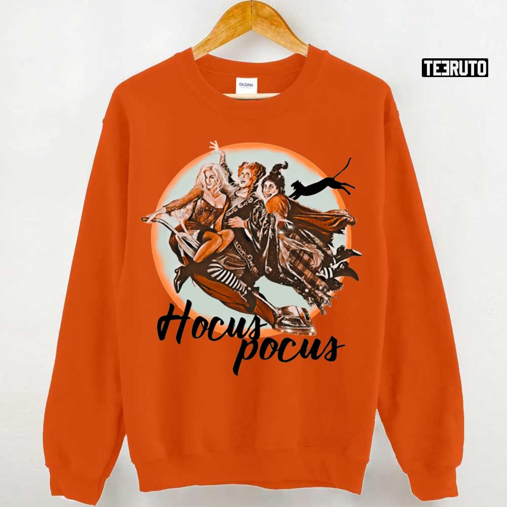 Flying Witches Hocus Pocus Halloween Unisex T-Shirt