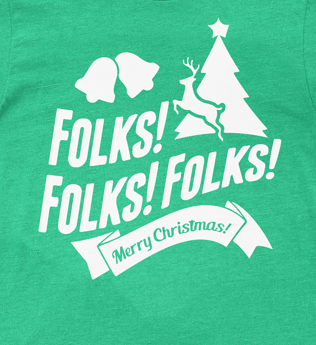 Folks Merry Christmas Holiday Shirt