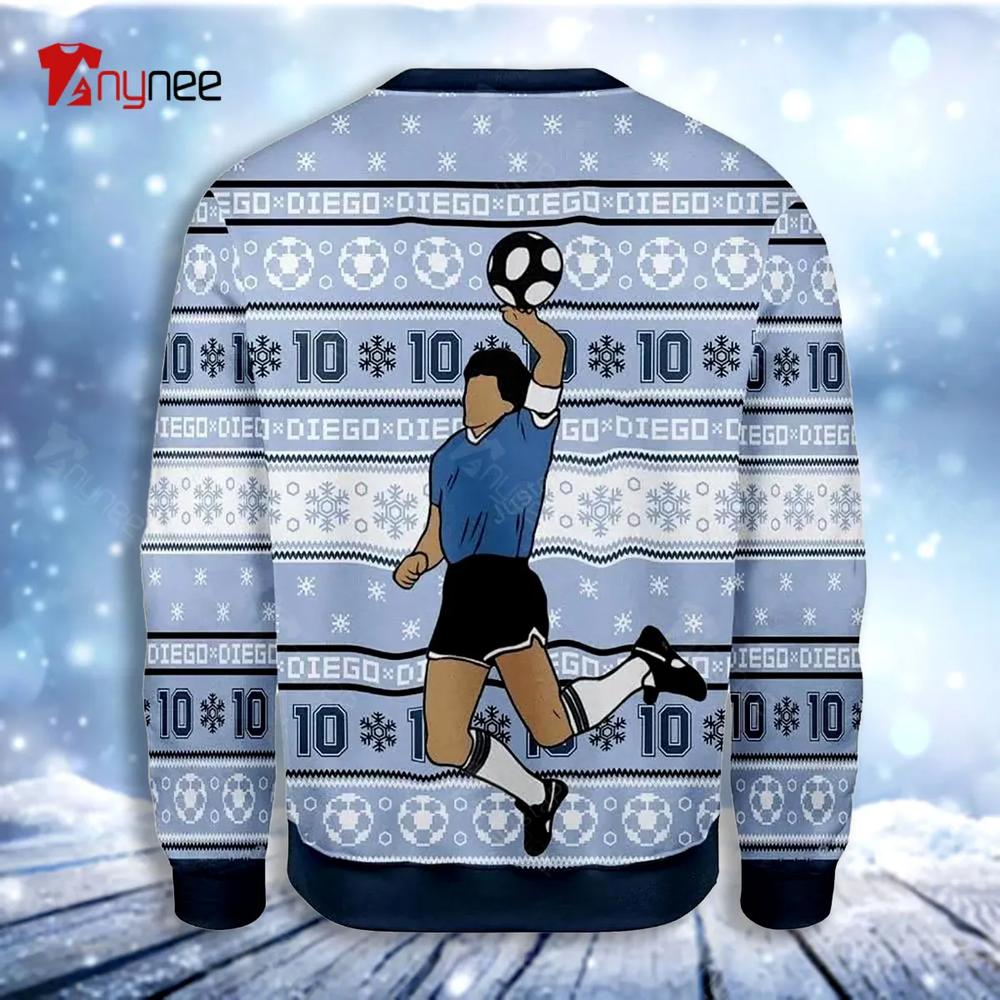 Football Player Ugly Christmas Sweater- Best Christmas Gifts 2023