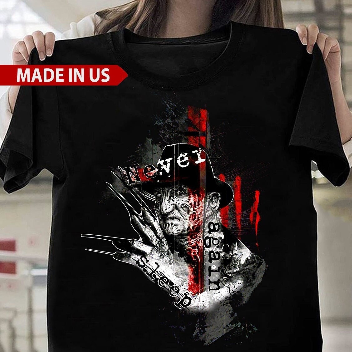 Freddy Krueger Never Sleep Again Halloween Unisex T-Shirt