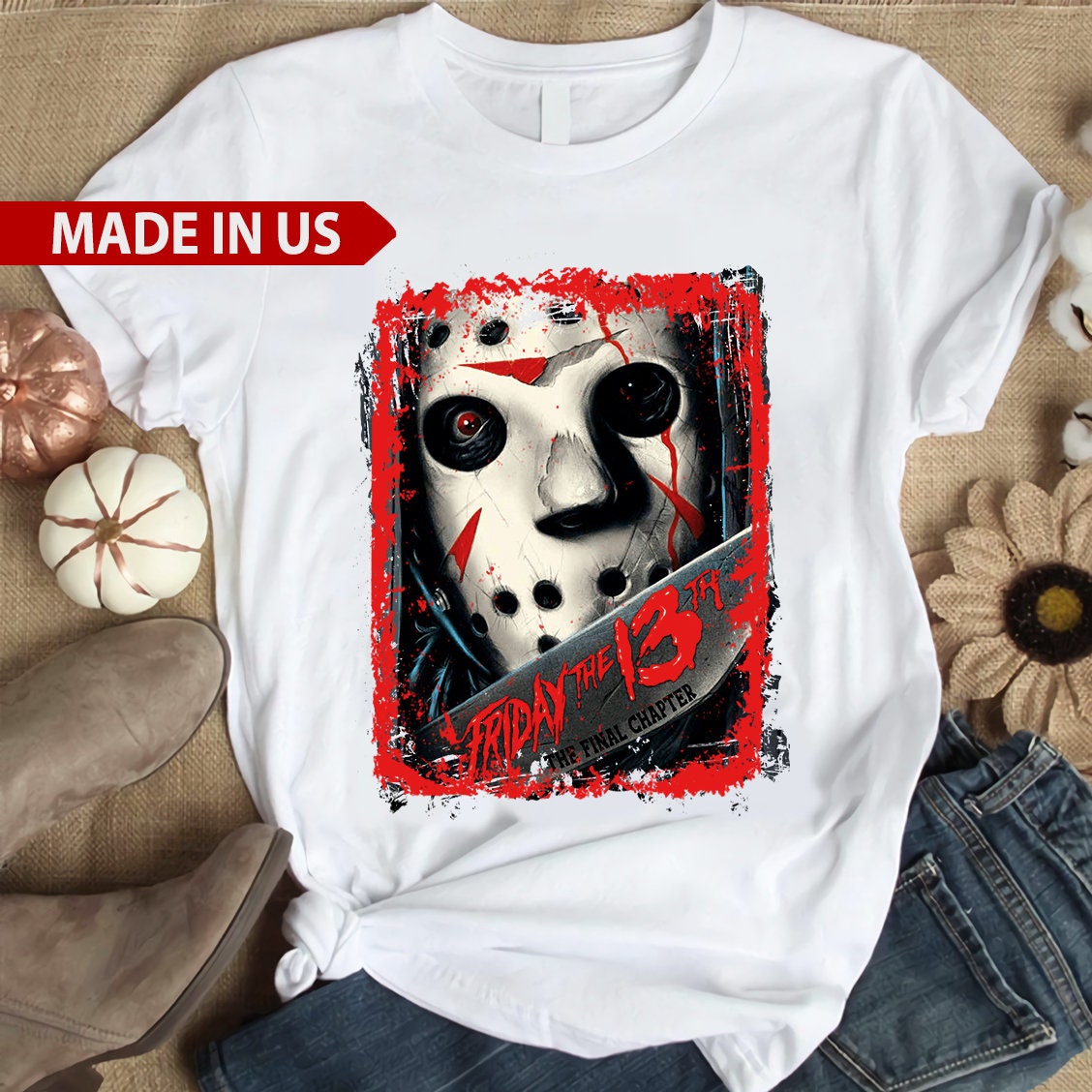 Friday the 13th Jason Voorhees Mask T-Shirt