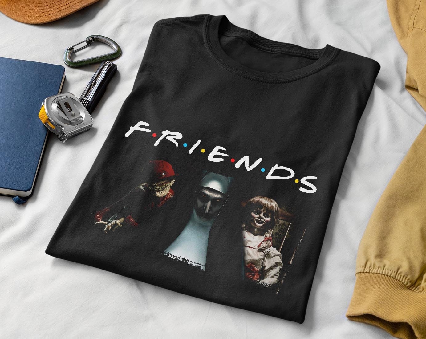 Friends Halloween Horror Characters T-Shirt