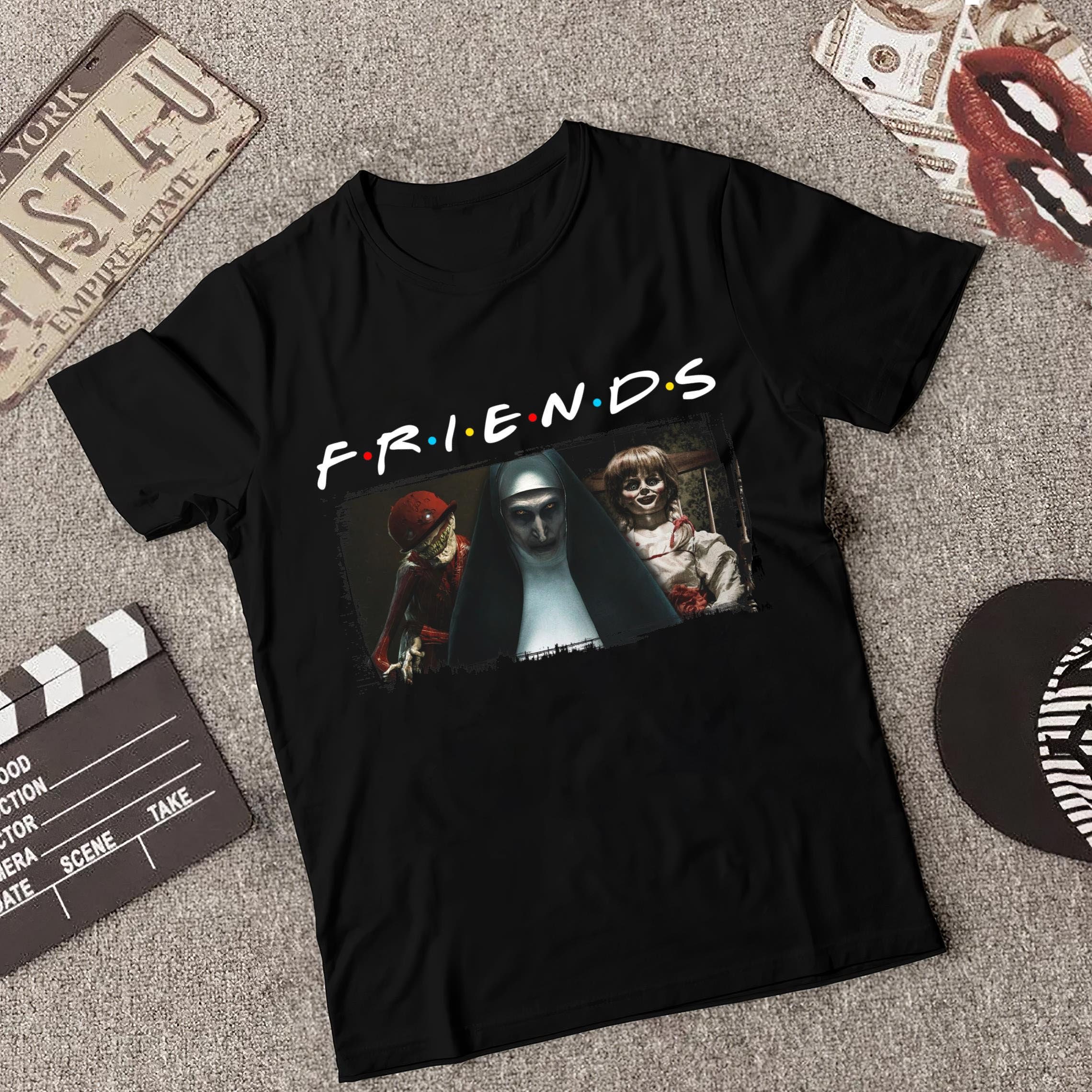 Friends Halloween Horror Characters T-Shirt