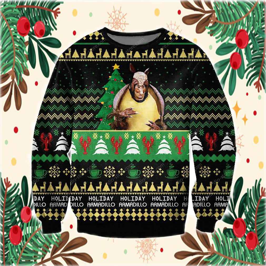 Friends Holiday Armadillo 3D Print Ugly Christmas Sweater- Best Christmas Gifts 2023