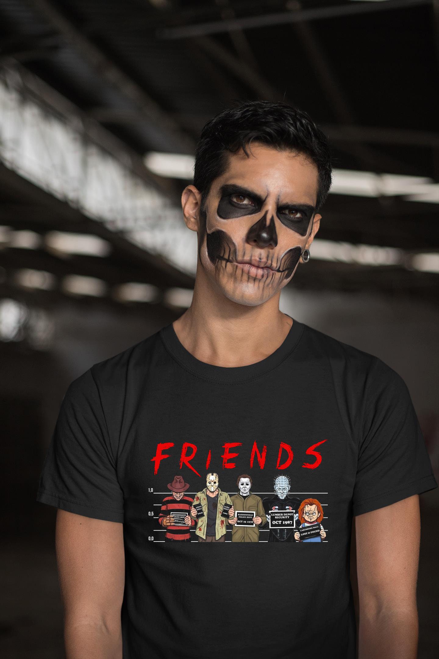 Friends Horror Characters T-Shirt